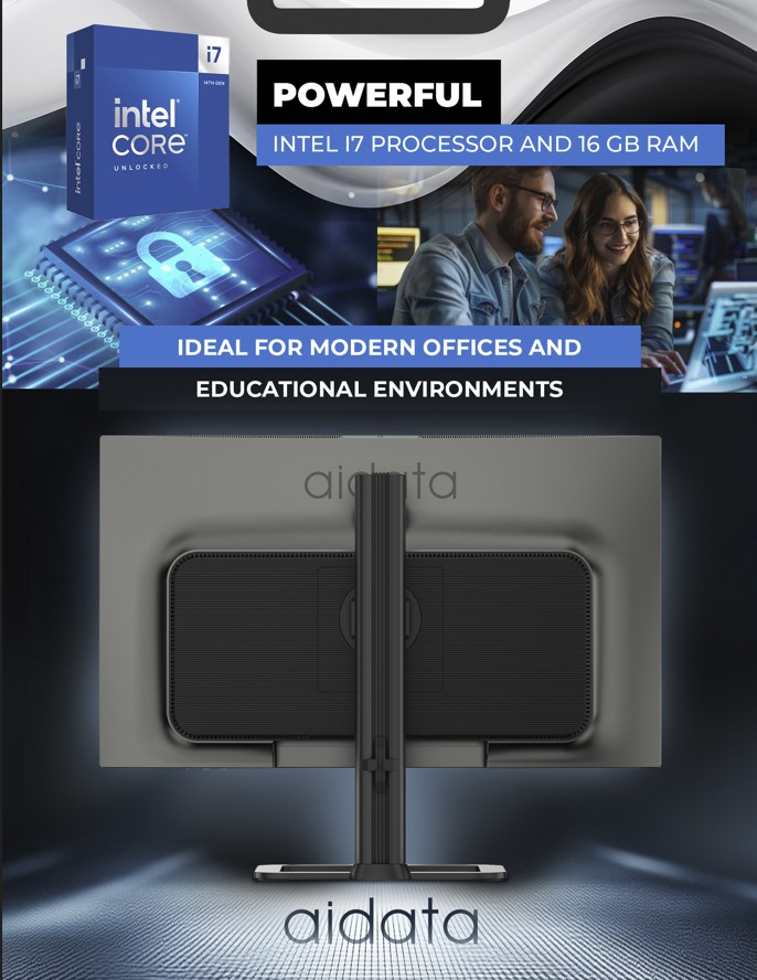 Aidata Business ARIS AIO PC – Black 32GB DDR5 1TB M.2