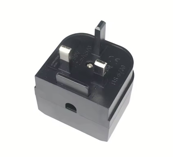 UK Plug Type G Adapter 13A EU European 2 prong round to UK