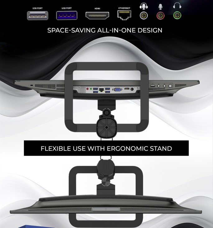 Aidata Business ARIS All In One PC – 23,8” Black