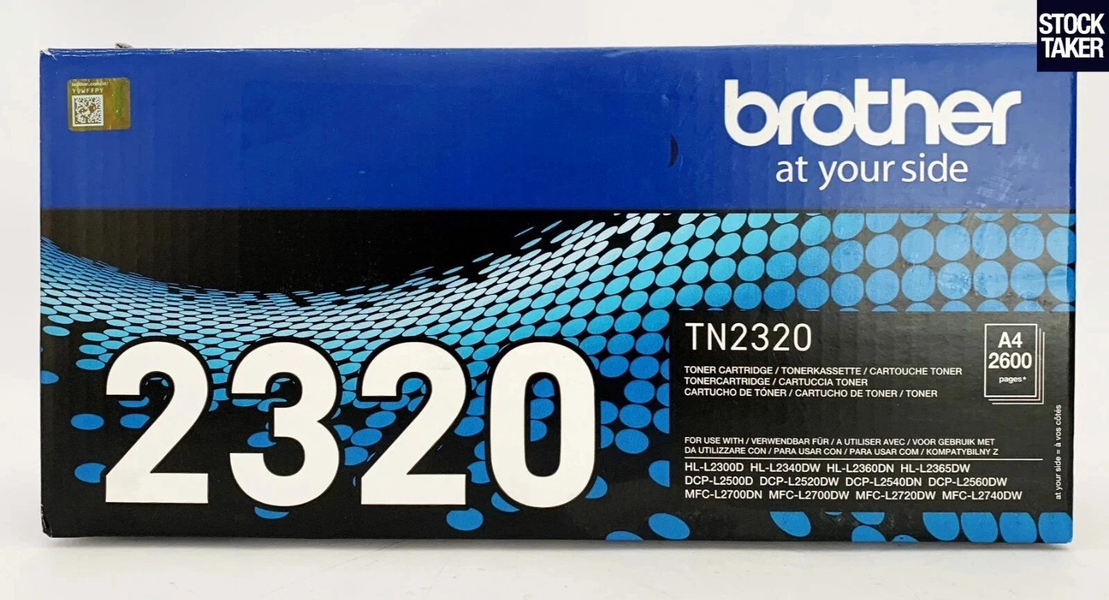 Brother TN-2320 Black Toner Cartridge High Yield TN2320
